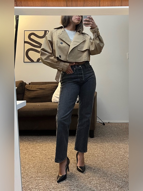 Jackets & Blazers - Cropped trench coat - M